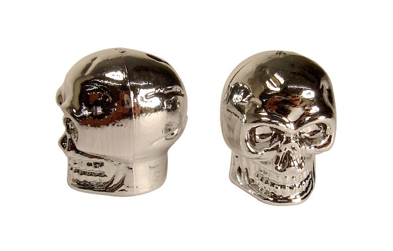 Ventilhatt "Skull" silver för AV