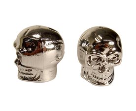 Ventilhatt "Skull" silver för AV